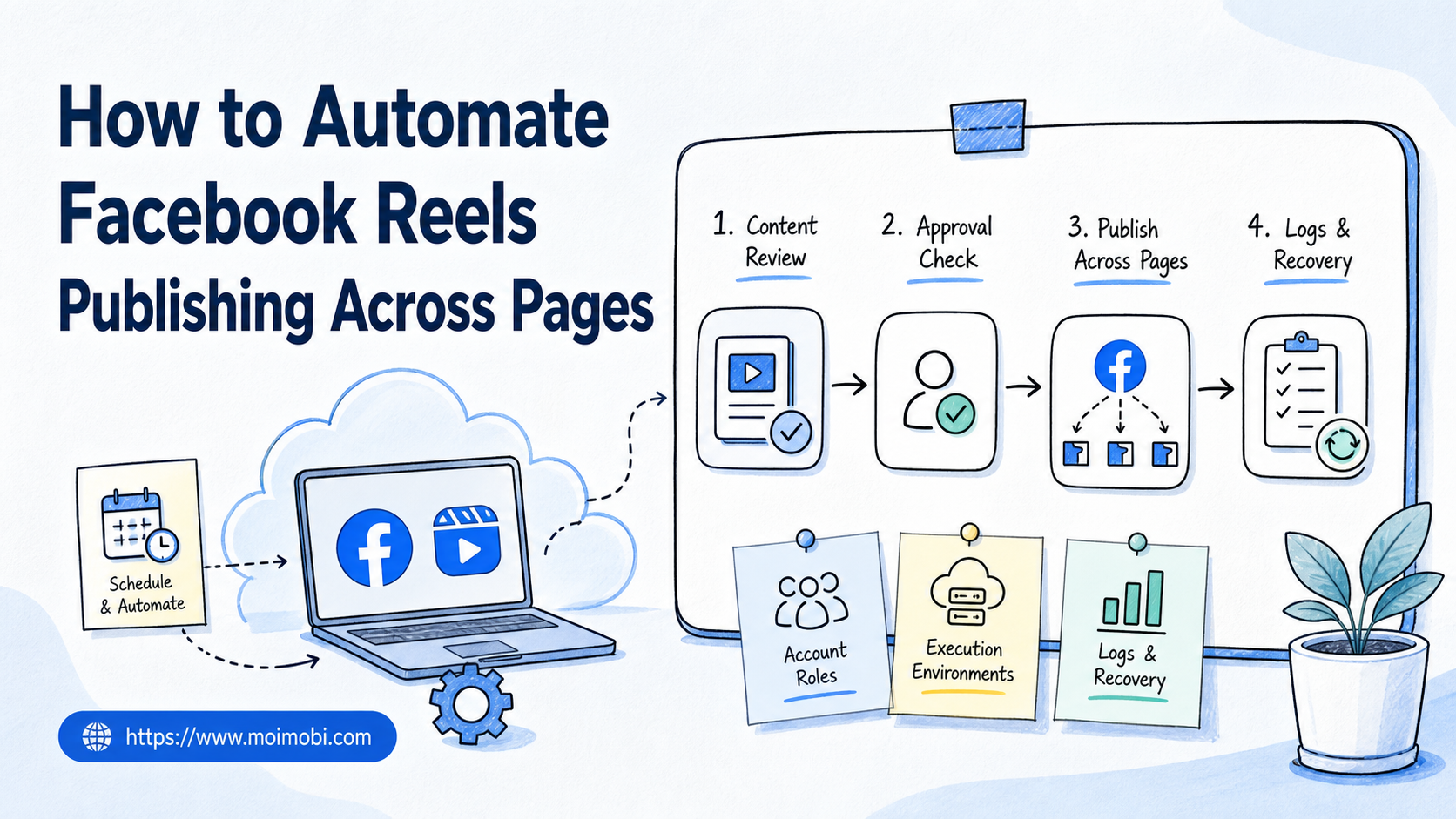 automate Facebook Reels publishing image