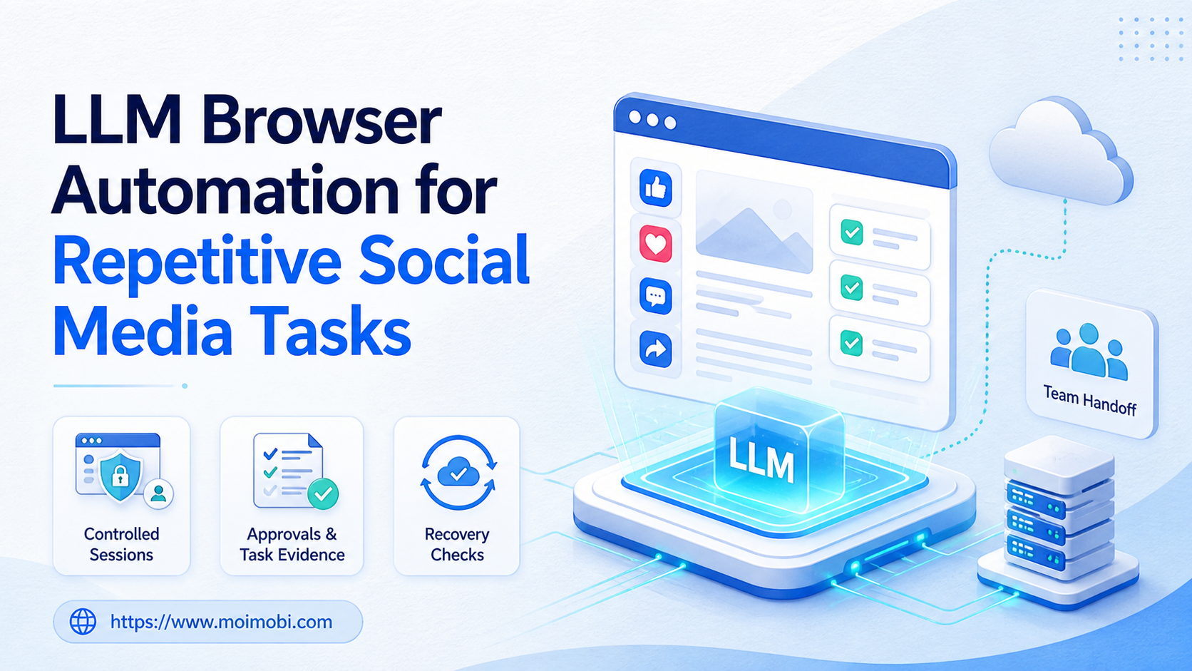 LLM Browser Automation for Repetitive Social Media Tasks
