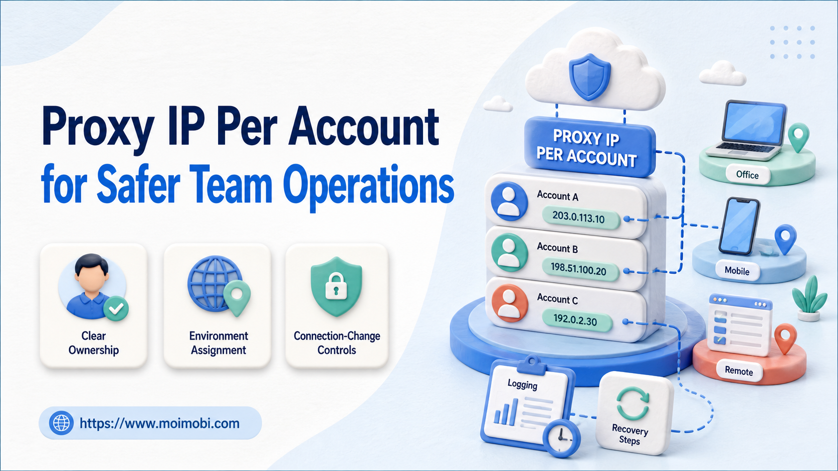 Proxy IP Per Account for Safer Team Operations