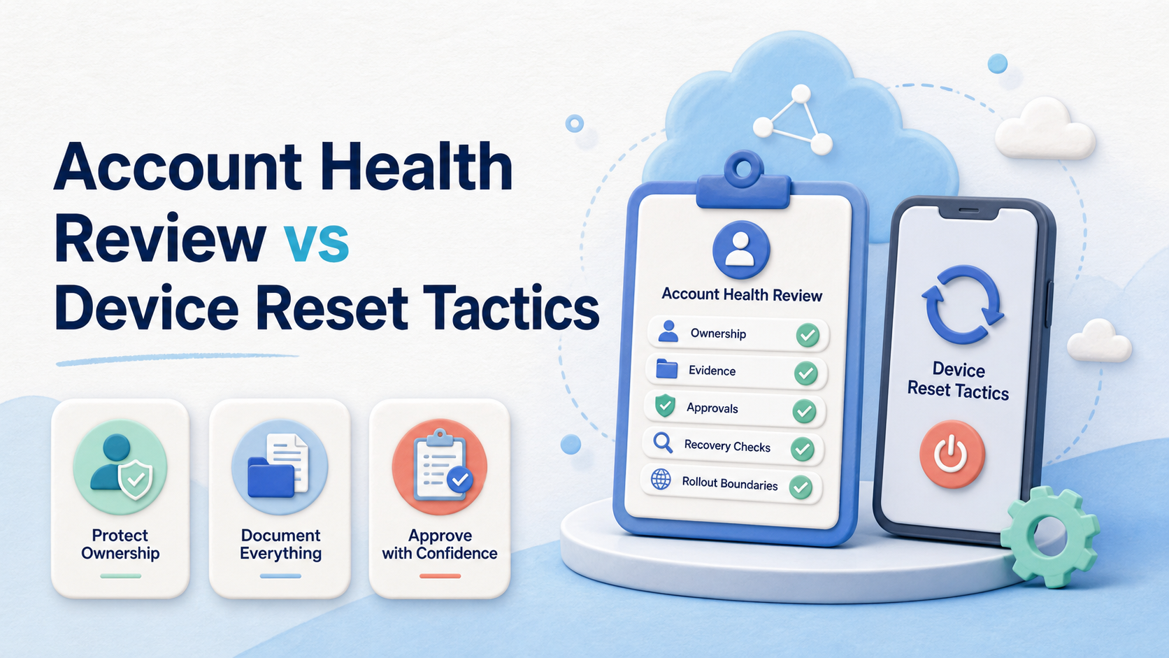Account Health Review vs Device Reset Tactics