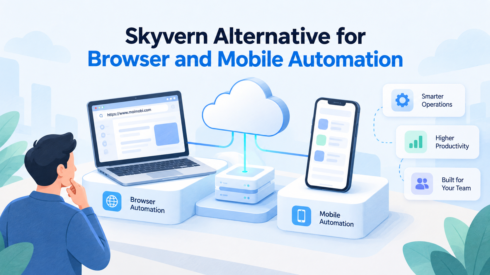Skyvern Alternative for Browser and Mobile Automation