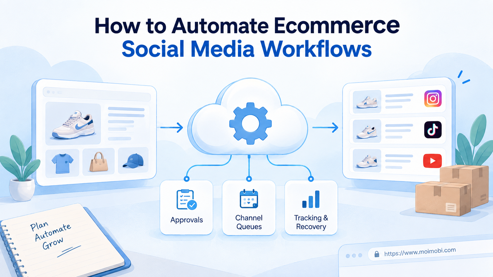 How to Automate Ecommerce Social Media Workflows