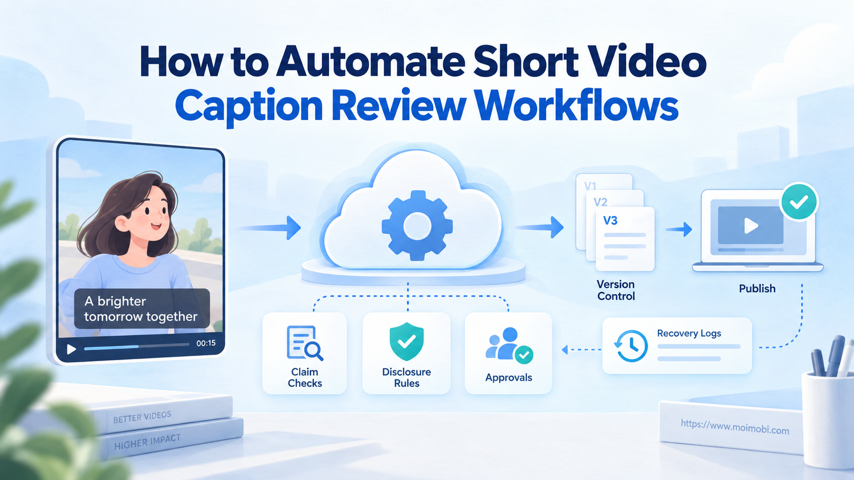 automate caption review workflows image