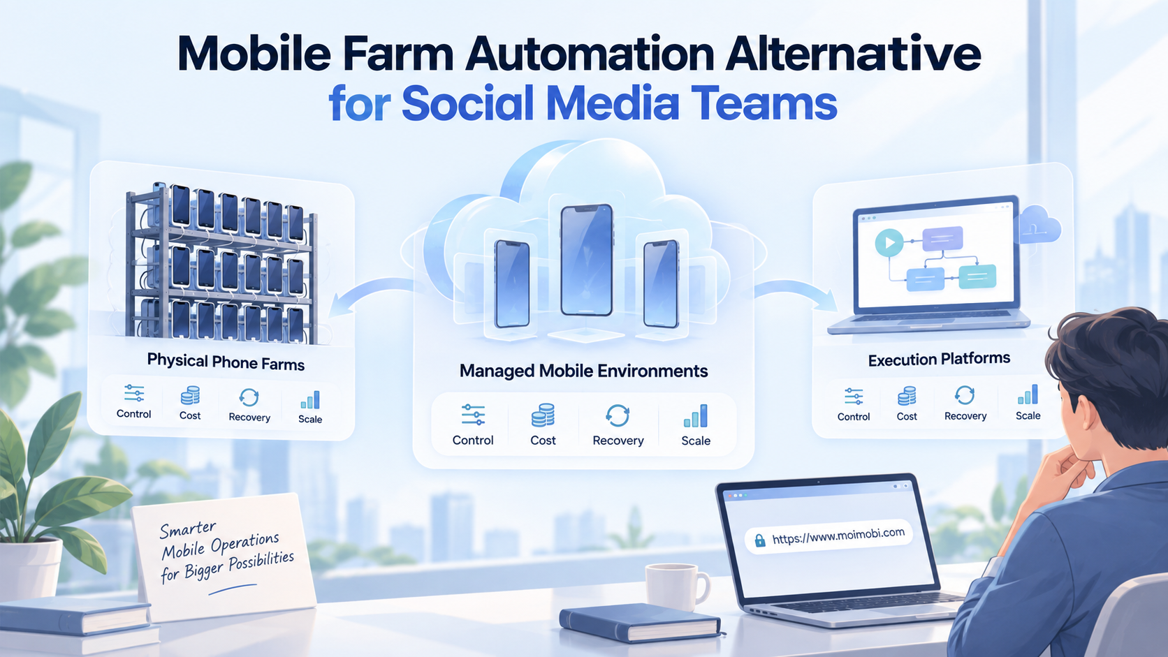 Mobile Farm Automation Alternative for Social Media Teams