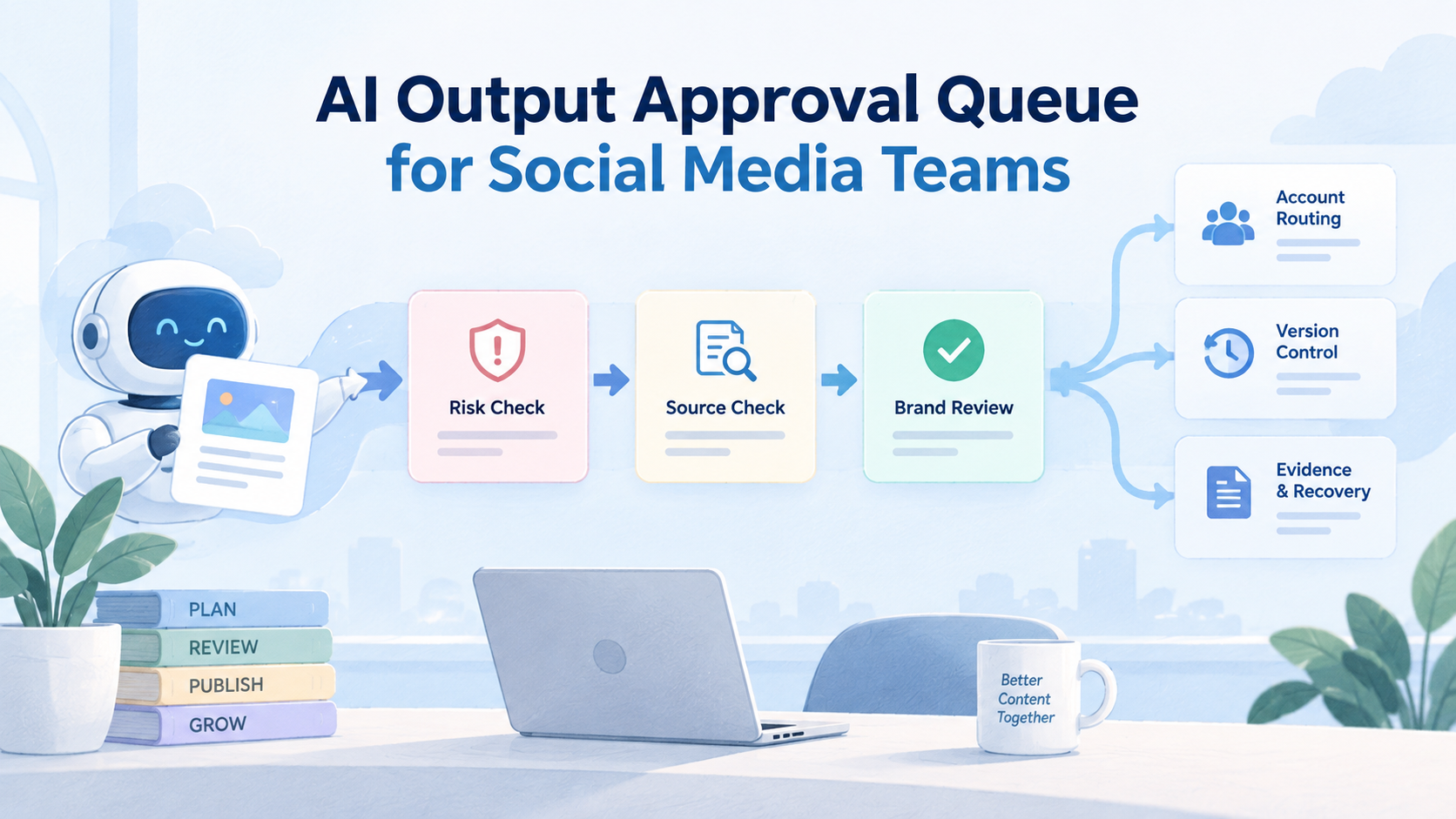 AI Output Approval Queue for Social Media Teams