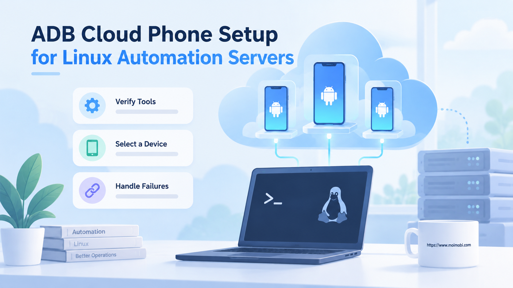 ADB Cloud Phone Setup for Linux Automation Servers