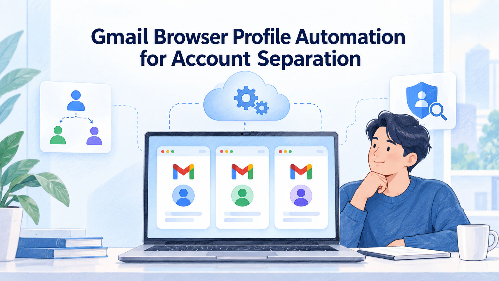 Gmail Browser Profile Automation for Account Separation