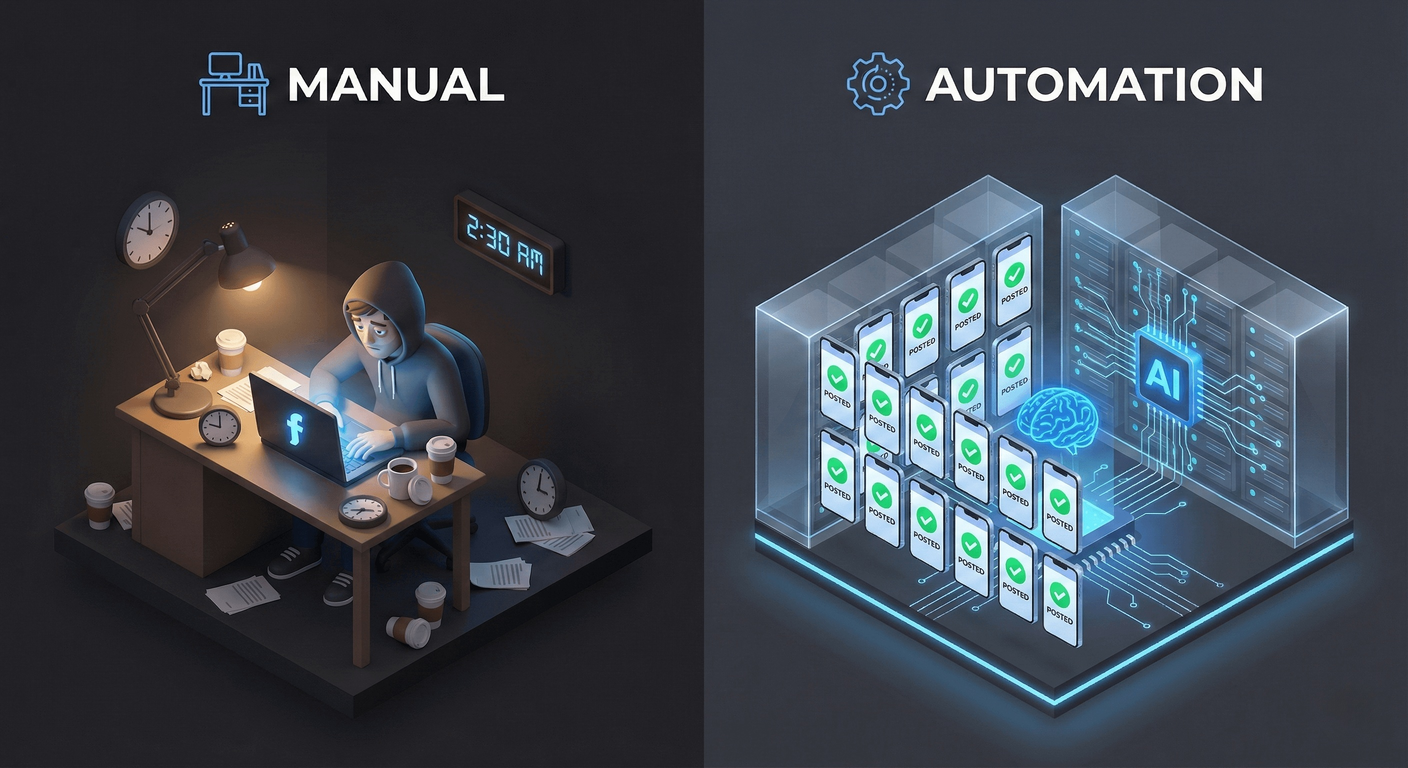 Facebook 小组加人太累？教你用云控系统实现全自动加群与发帖