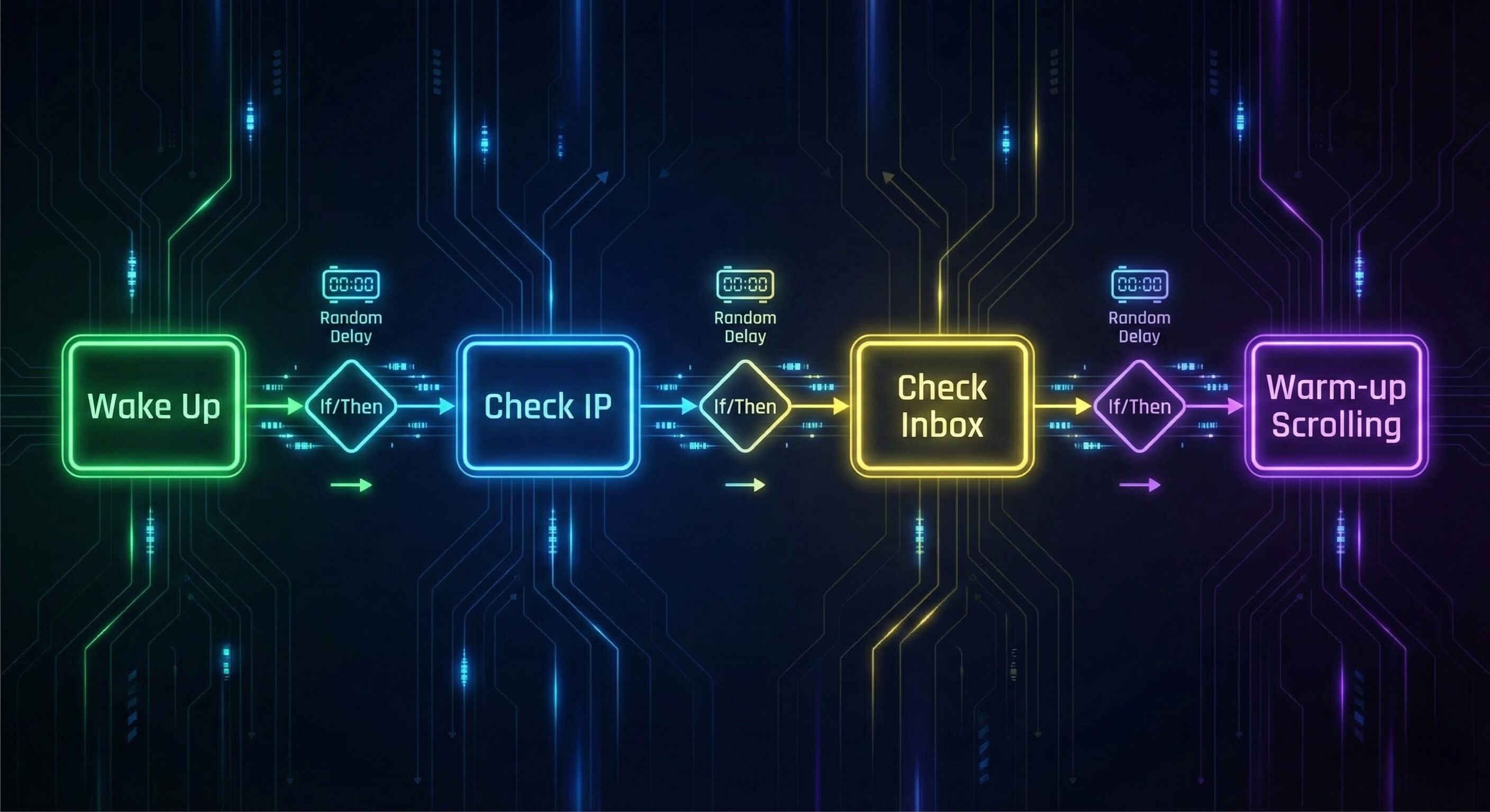 云控系统脚本任务流：如何设置&ldquo;启动-回关-养号&rdquo;的自动化流程？(2026实战)