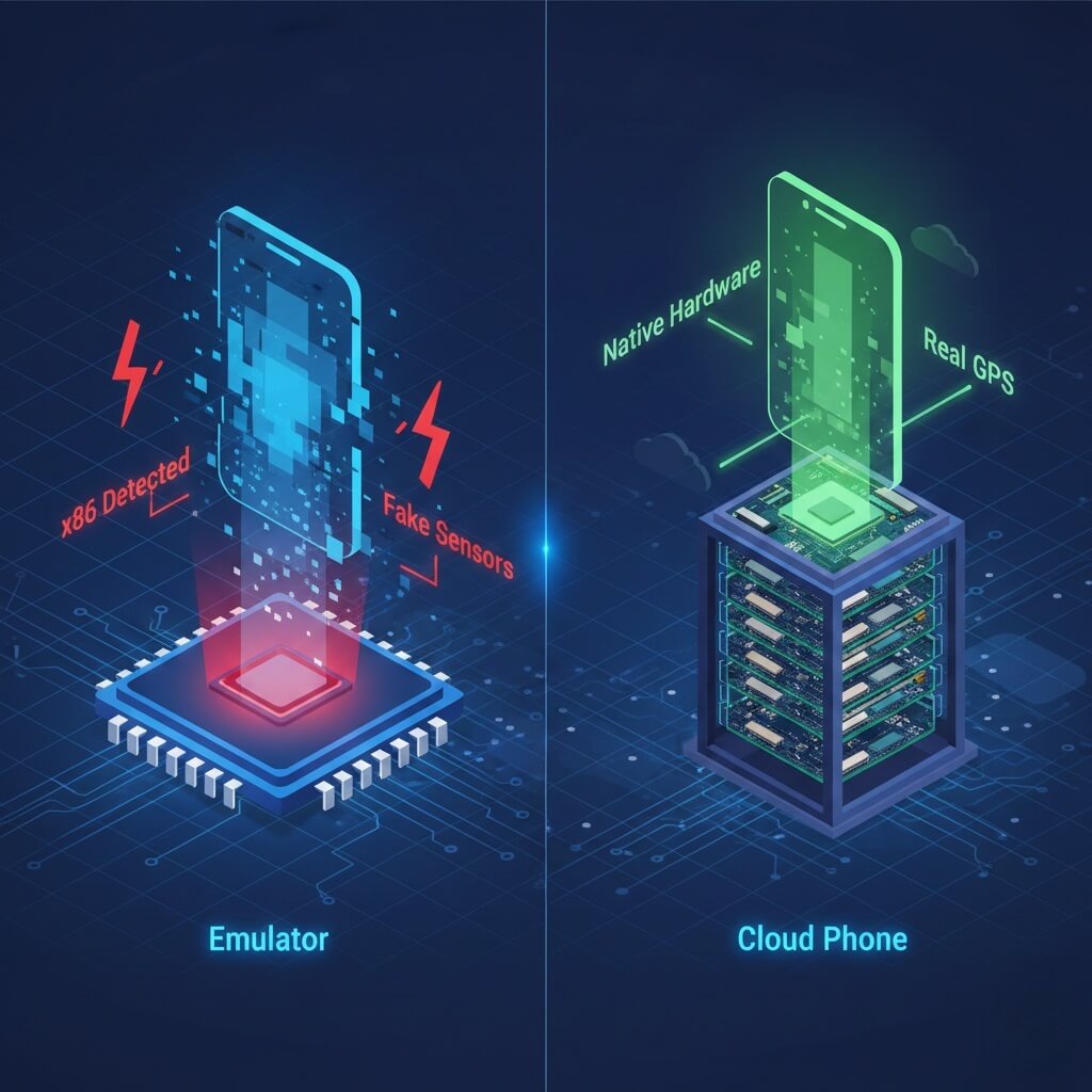 Facebook 账号权重提升策略：模拟器 vs 云手机养号深度对比 (2026 深度技术版)