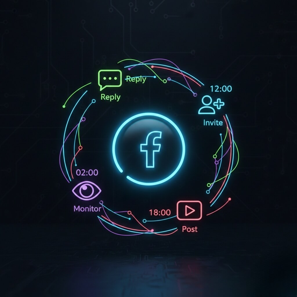 Facebook 公共主页全自动运营：脚本任务流实现 24 小时无人值守 (2026 深度实操版)