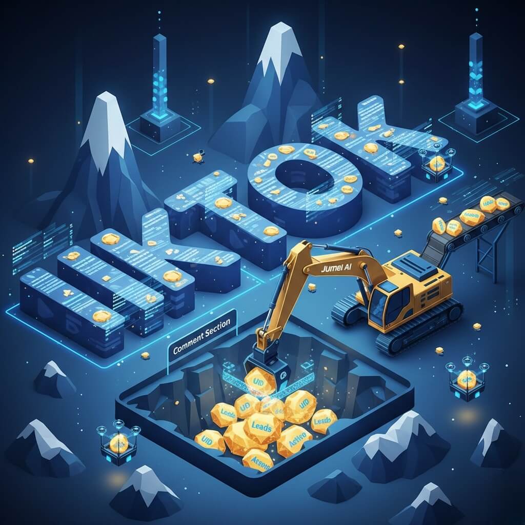 TikTok 关键词搜索自动采集：如何精准截获竞品粉丝？(2026 深度实操版)