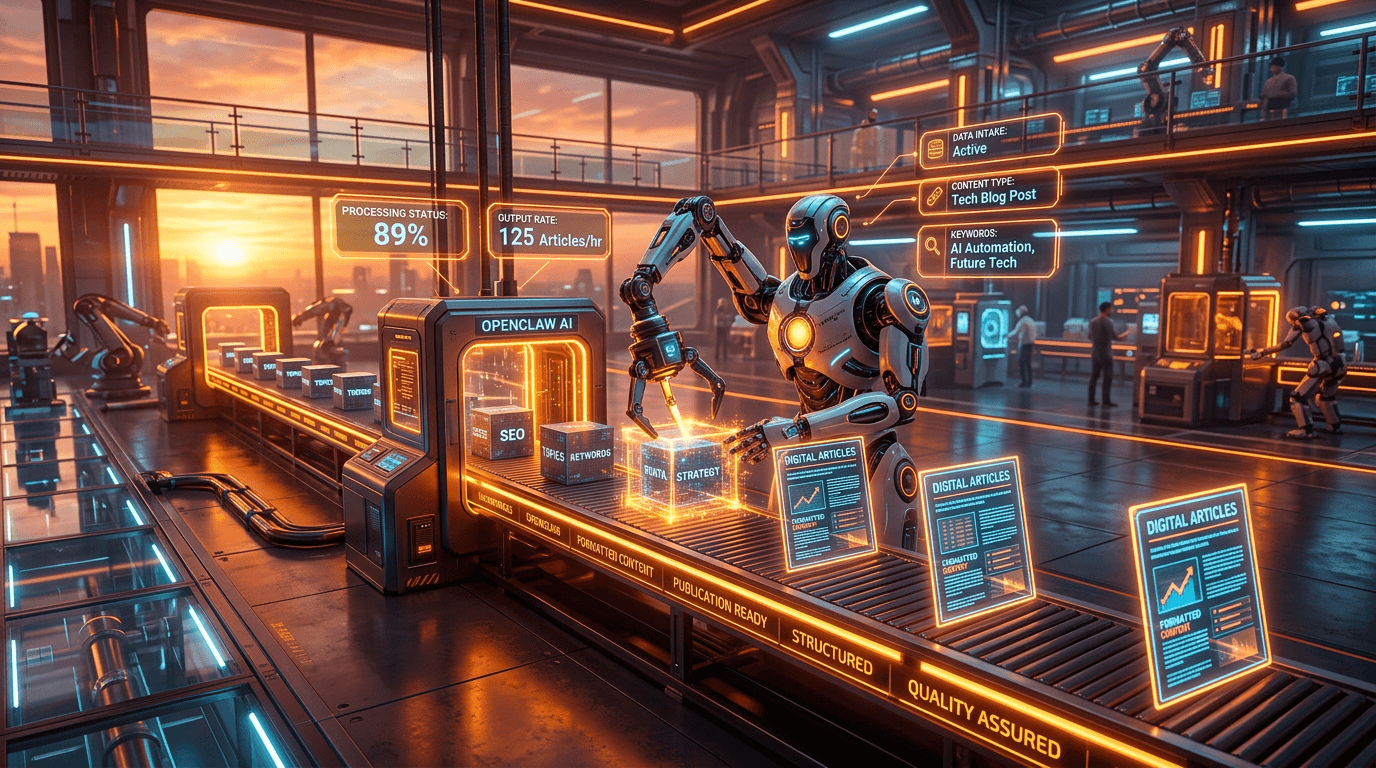 OpenClaw SEO 写作：全自动批量生成长文引流矩阵