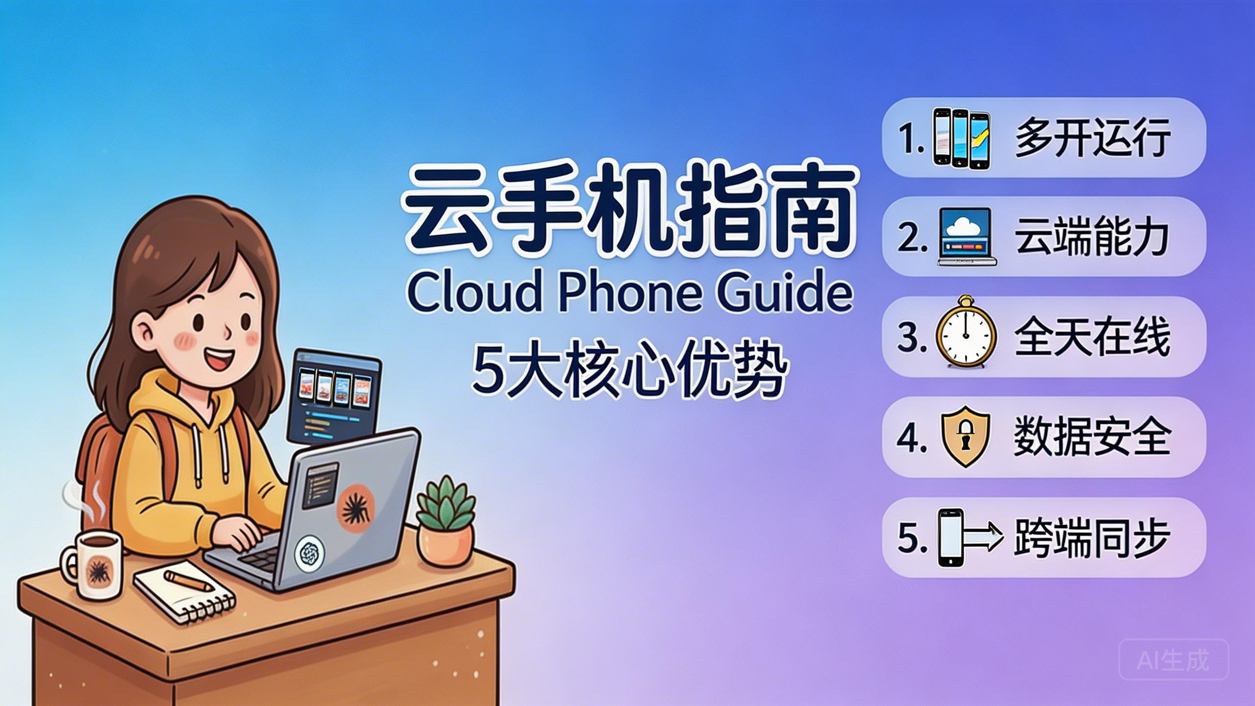 为什么选择云手机指南？5 大核心优势