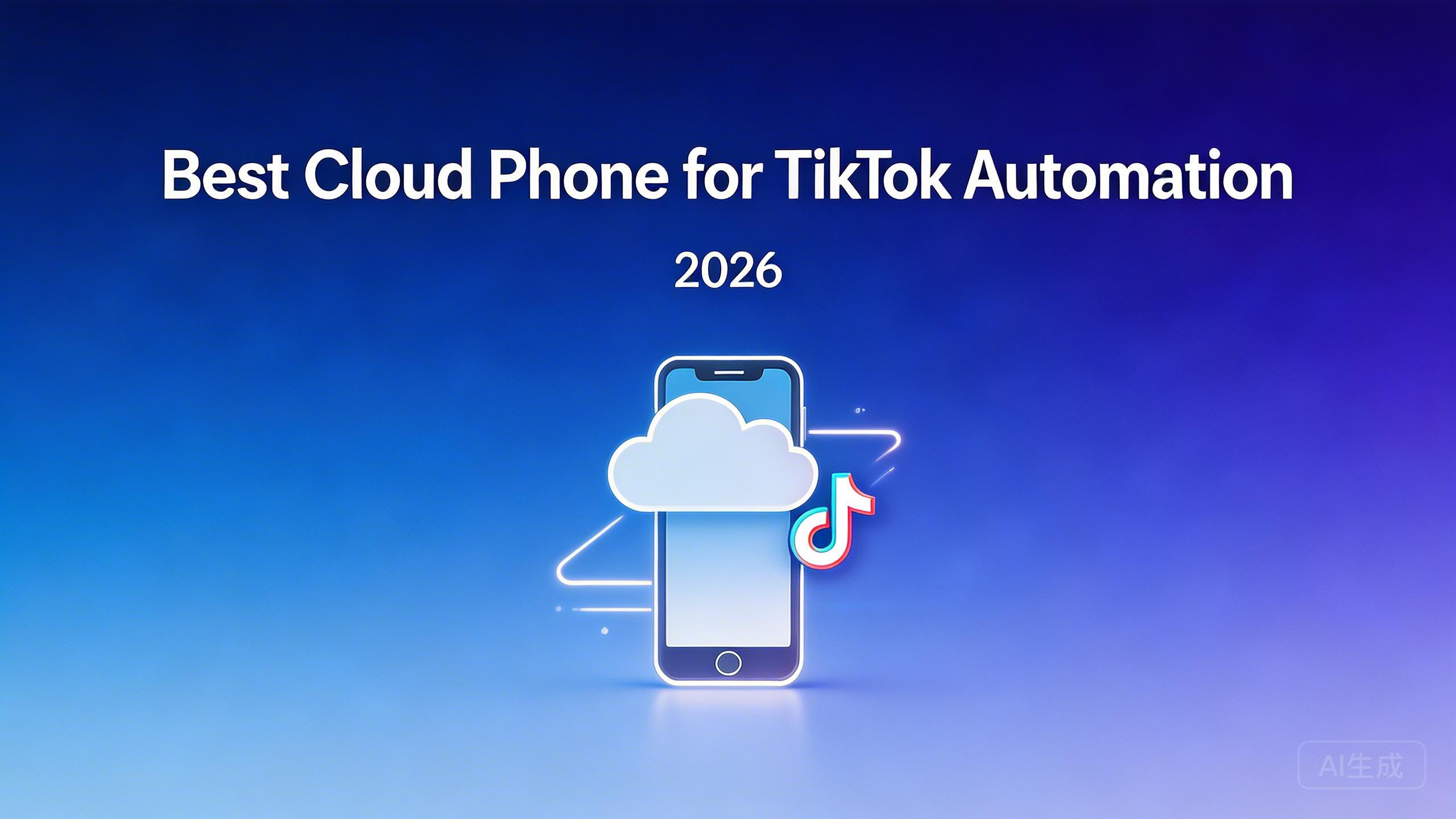 Best Cloud Phone for TikTok Automation in 2026