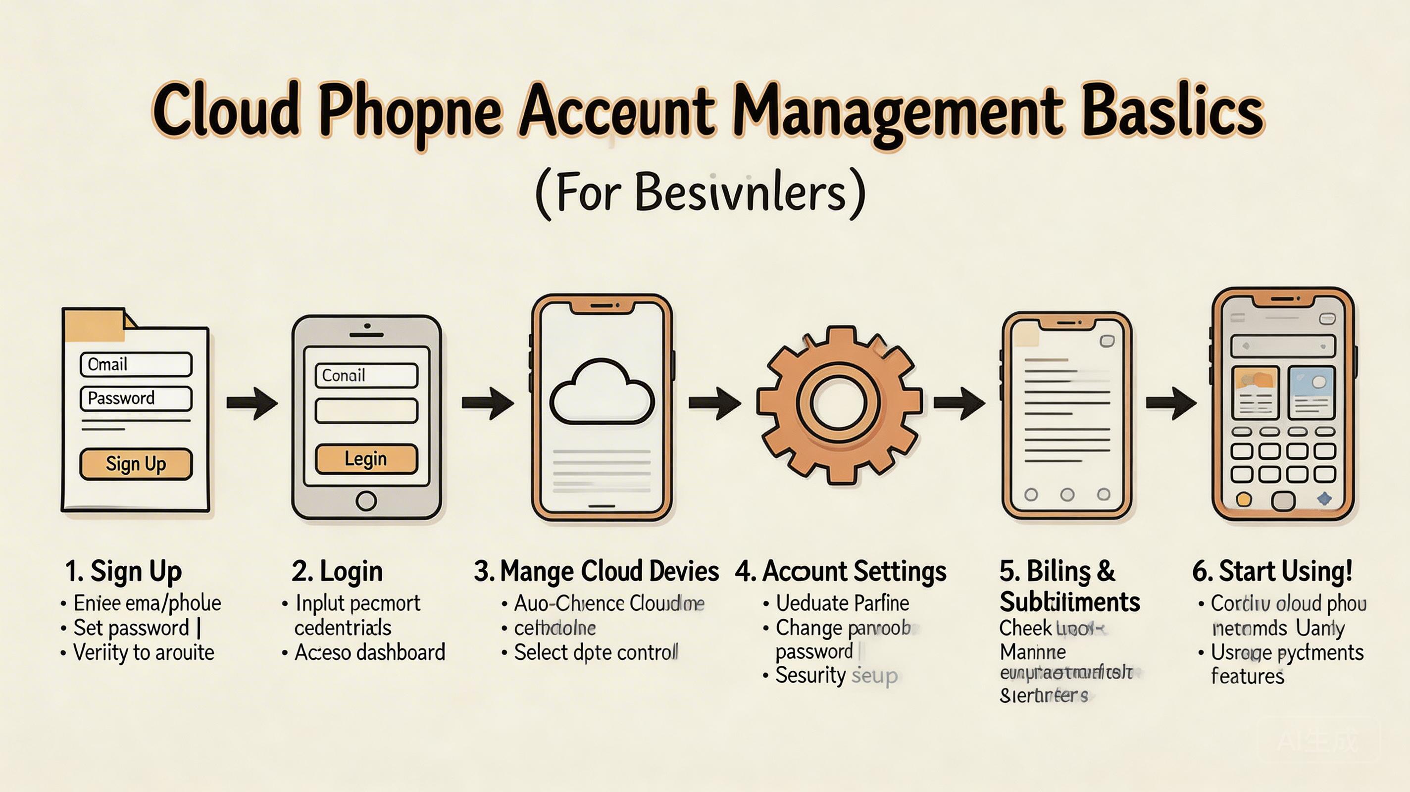 Cloud Phone Account Management Setup